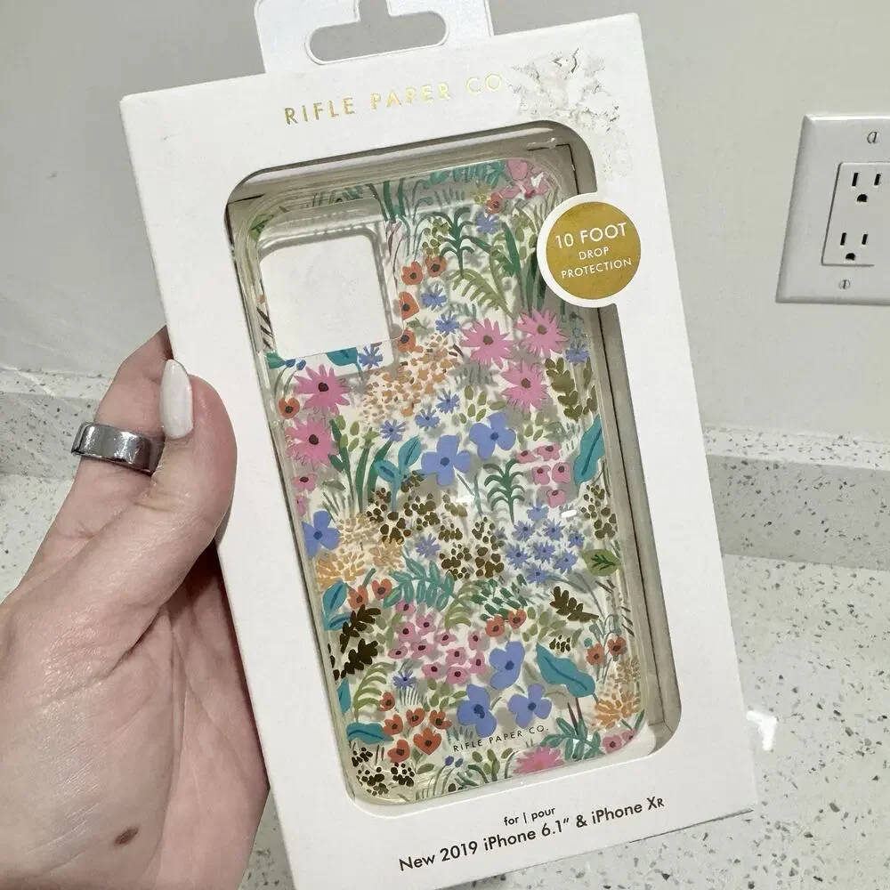 Rifle Paper Co. Meadow case iPhone 6.1 10 Ft Drop Protection